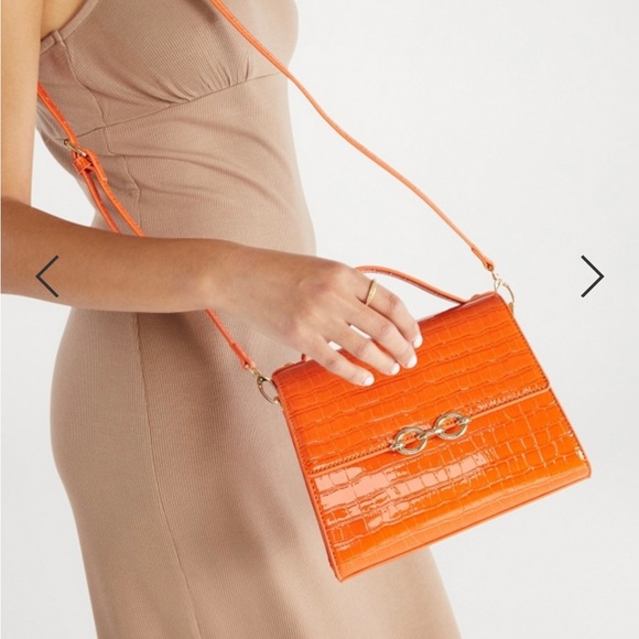 🆕👛 NWT Chain Hardware Top Handle Crossbody - Picture 5 of 5